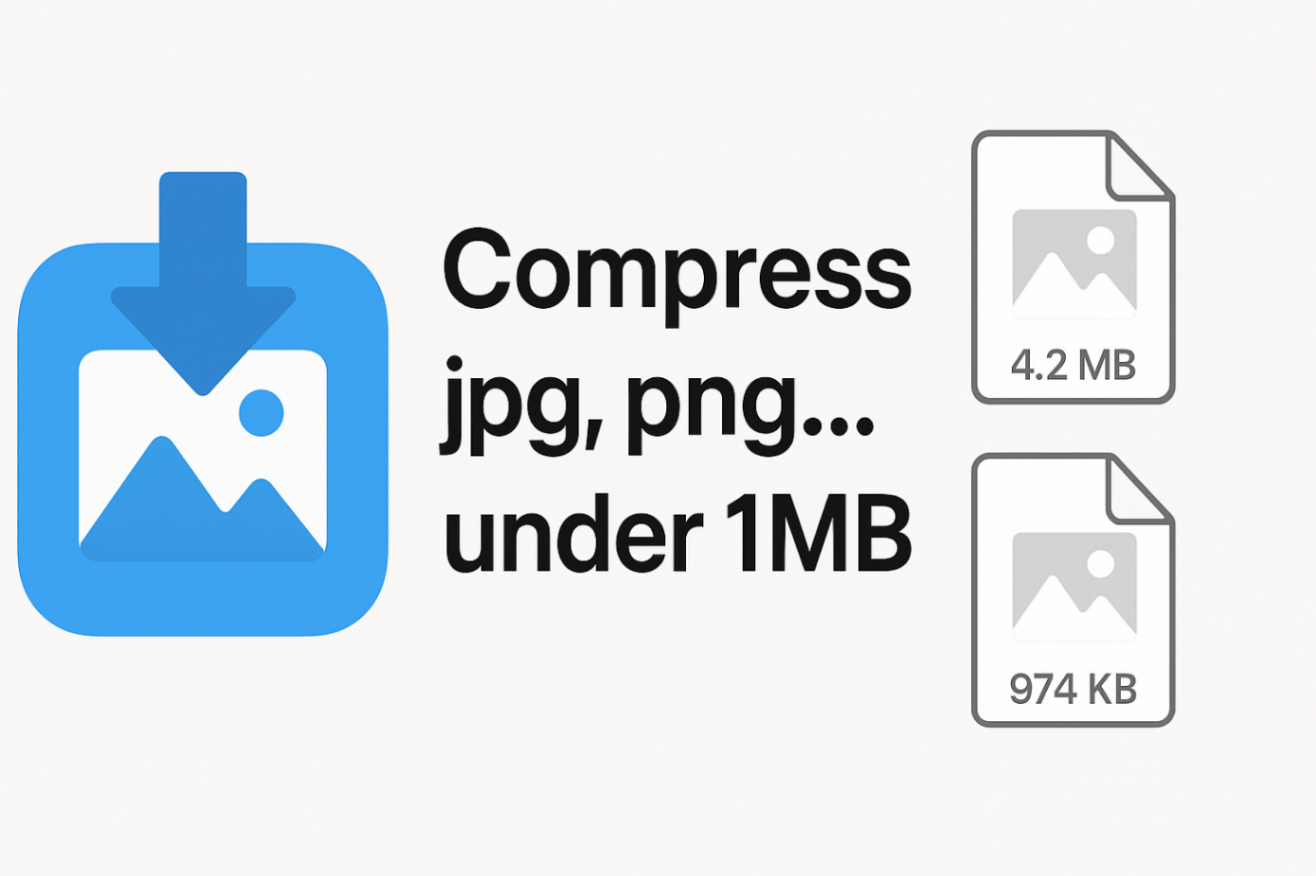 Compress Photo under 1MB
